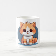 Süße Kawaii-Katze Kaffeetasse