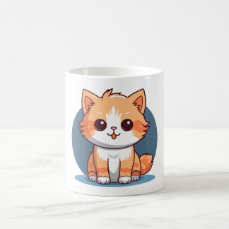 Süße Kawaii-Katze Kaffeetasse