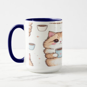 Süße Kawaii Katze Kaffeetasse - Katzenliebhaber Ge