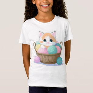 Süße kawaii Katze T-Shirt