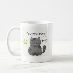 Süße Kawaii-Katzen-Ästhetik-Druck Kaffeetasse
