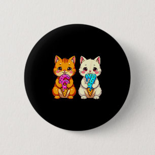 Süße Kawaii Katzen Neko 67 Drip Meme Lustig Sechs Button