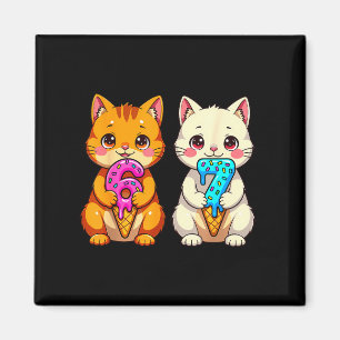 Süße Kawaii Katzen Neko 67 Drip Meme Lustig Sechs  Magnet