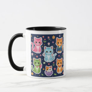 Süße Kawaii Katzen Neko Lustige Kätzchen Katzenlie Tasse