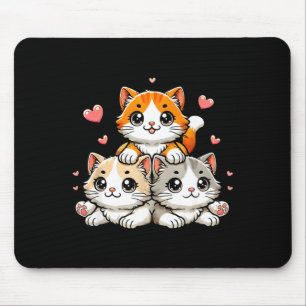 Süße kawaii Katzen neko lustige Katzenbaby Katzenl Mousepad