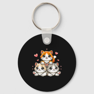 Süße kawaii Katzen neko lustige Katzenbaby Katzenl Schlüsselanhänger