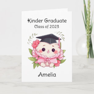 Süße Kawaii Kindergarten Absolventin Ankündigung