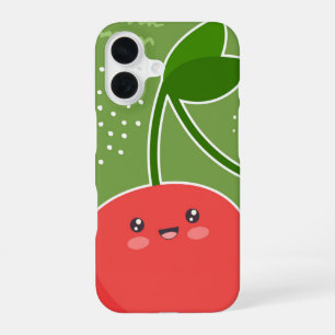 Süße Kawaii Kirsche iPhone 16 Hülle