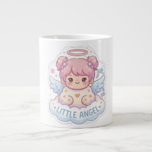 Süße Kawaii Kleiner Engel Chibi Mädchen Kaffeetass Jumbo-Tasse