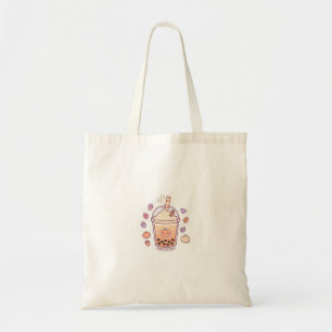 Süße Kawaii-Kürbisgewürz-Boba-Tragetasche Tragetasche
