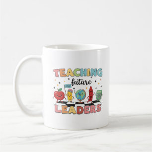 Süße Kawaii-Lehrer Zukunftsführer Retro-Lehrer Kaffeetasse