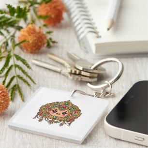 Süße Kawaii marokkanische Brautkrone TraditionStic Schlüsselanhänger