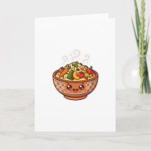 Süße Kawaii Marokkanische Couscous-Schüssel Aufkle