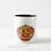 Süße Kawaii-Marokkanische Couscous-Schüssel Aufkle
