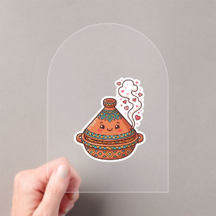 Süße Kawaii marokkanische Tajine-Lebensmittel-Kult Acryleinladungen
