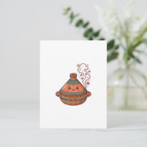 Süße Kawaii marokkanische Tajine-Lebensmittel-Kult