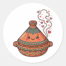 Süße Kawaii marokkanische Tajine-Lebensmittel-Kult