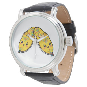 Süße Kawaii Marokkanische Teekanne & Minztee Aufkl Armbanduhr