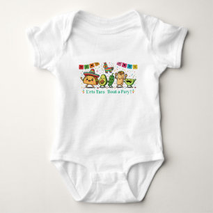 Süße Kawaii-Mexikanische Lebensmittelparty - Taco  Baby Strampler