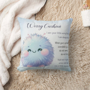 Süße Kawaii-Monster-Sorgen-Kissen-Angst-Unterstütz Kissen