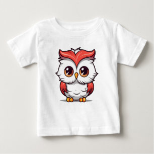 Süße Kawaii-Ohreneulen-Cartoon Baby T-shirt