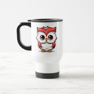 Süße Kawaii-Ohreneulen-Cartoonfigur Reisebecher