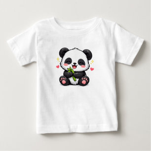 Süße Kawaii-Panda-Kinder-T-Shirt Ansprechender C Baby T-shirt