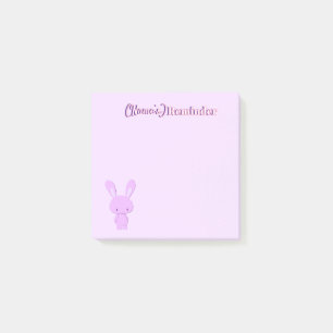 Süße Kawaii Pastell Stehende Hasen Hasen individue Post-it Klebezettel