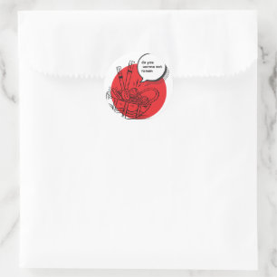 Süße Kawaii-Ramen - Lustiges Japanisches Essen Runder Aufkleber