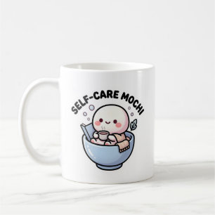 Süße Kawaii-Selbstfürsorge-Mochi-Kaffeetasse Kaffeetasse