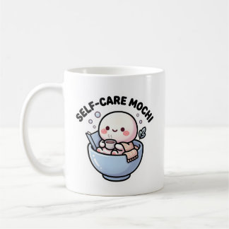 Süße Kawaii-Selbstfürsorge-Mochi-Kaffeetasse Kaffeetasse