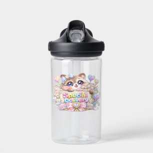 Süße Kawaii-Sonderlieferung Katze Pastellrosa Gesc Trinkflasche