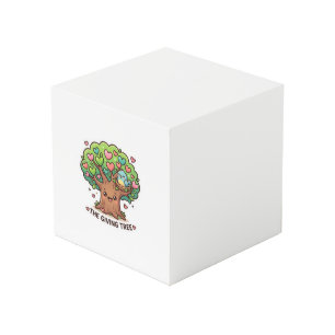 Süße Kawaii-The-Giving-Tree-Herz-Blätter-Güte  Würfel