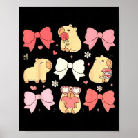 Süße Kawaii-Tiere und Nk Coquette-Schleifen Ästhet