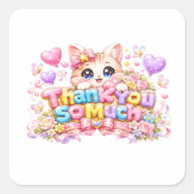 Süße Kawaii Vielen Dank Kätzchen Name Pastell Rosa