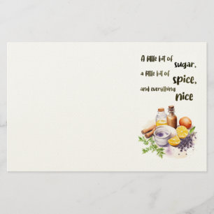Süße Keksdesign  Briefpapier