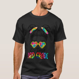Süße Kinder binden Färbe Rückkehr zur Schule unord T-Shirt
