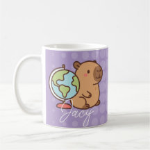 Süße Kinder Capybara Schule