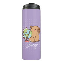 Süße Kinder Capybara Schule