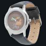 Süße Kinder Capybara Schulzeit Armbanduhr<br><div class="desc">Süße Capy-Uhr für Kinder</div>