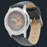 Süße Kinder Capybara Schulzeit Armbanduhr<br><div class="desc">Süße Capy-Uhr für Kinder</div>