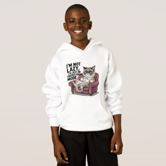 süße Kinder Energiesparmodus Wortkunst Sarkasmus  Hoodie