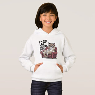 süße Kinder Energiesparmodus Wortkunst Sarkasmus  Hoodie