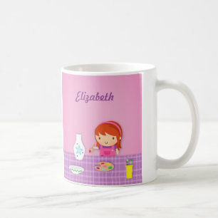 Süße Kinder Keramikmalerei Kunst Für Mädchen Tasse