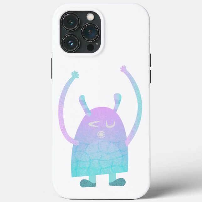 Süße Kinder-Monster-Figur  Case-Mate iPhone Hülle (Rückseite)
