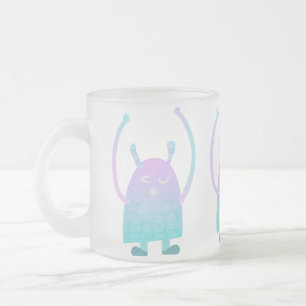 Süße Kinder-Monster-Figur Mattglastasse