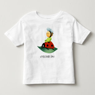 Süße Kinder rote Marienkäfer Biene Käfer Insekt au Kleinkind T-shirt