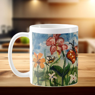 Süße Kinderkunst Kaffeetasse