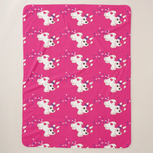Süße Kinderzimmer-Einhorn-Dekoration Sherpadecke