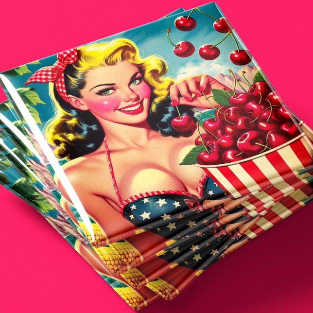 Süße Kirsche Pin-up Magnet (Von Creator hochgeladen)